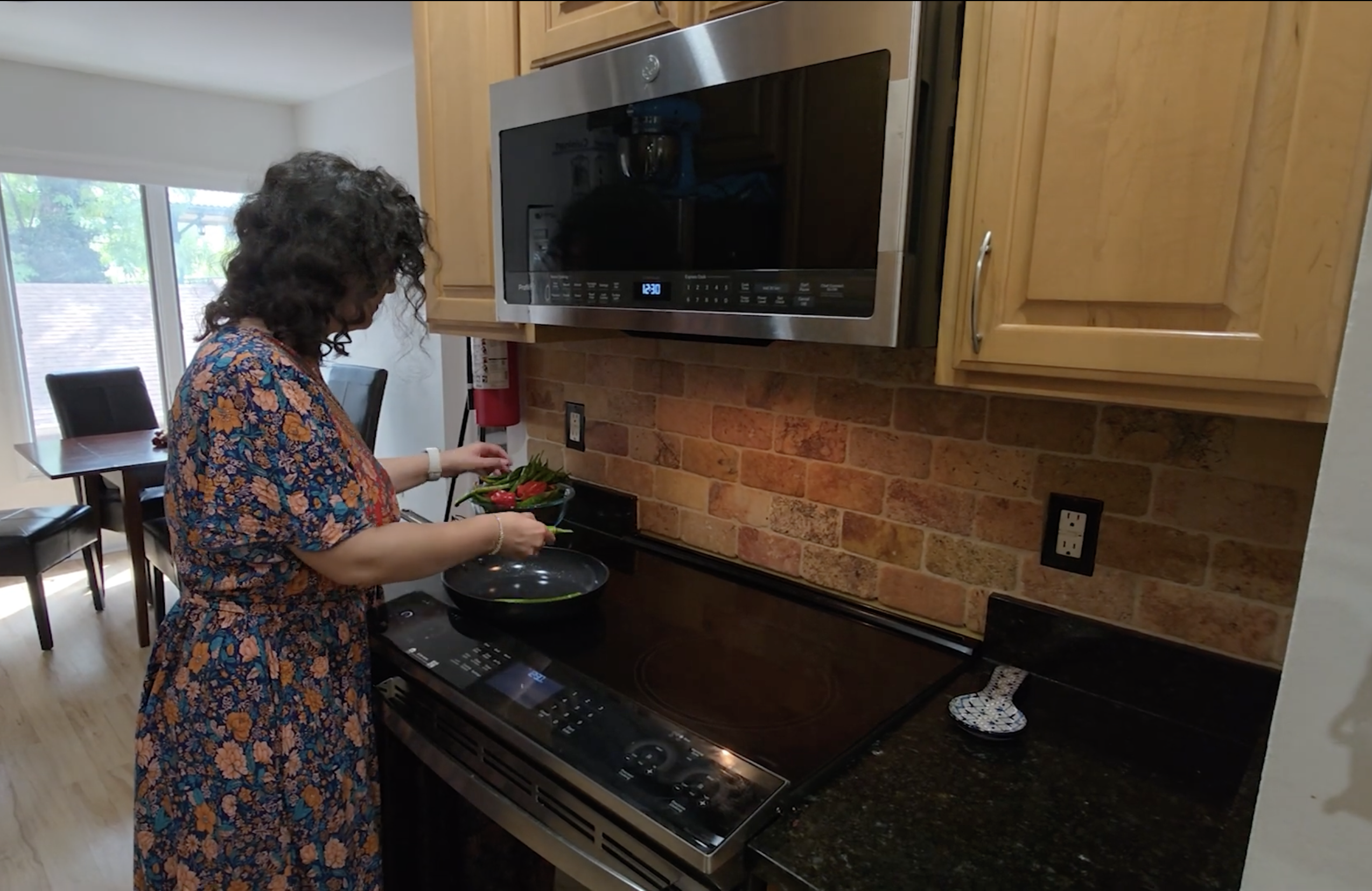 South Orange resident Julianna Garreffa's induction stove