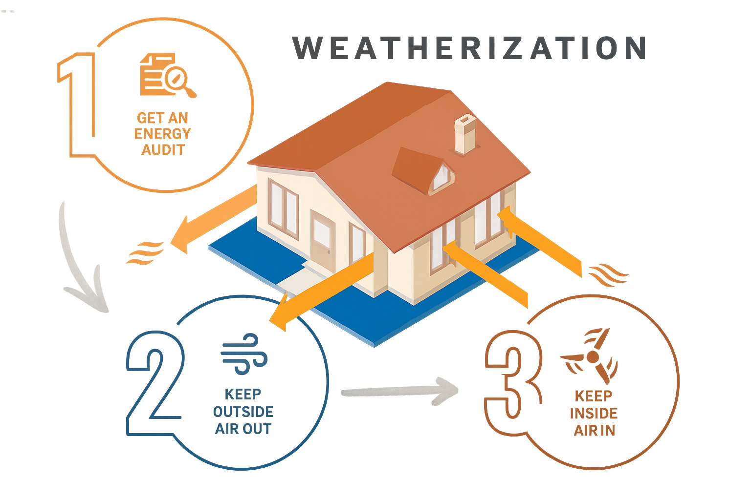 3 Steps to Weatherization